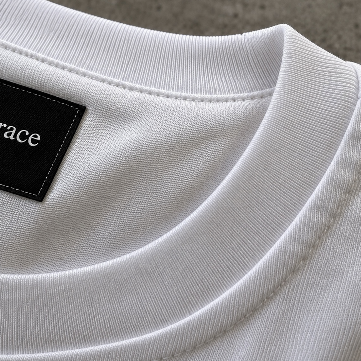 FG // 01 Distorted Logo T-Shirt — White