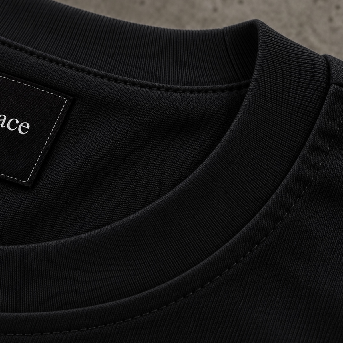 FG // 01 Distorted Logo T-Shirt — Black