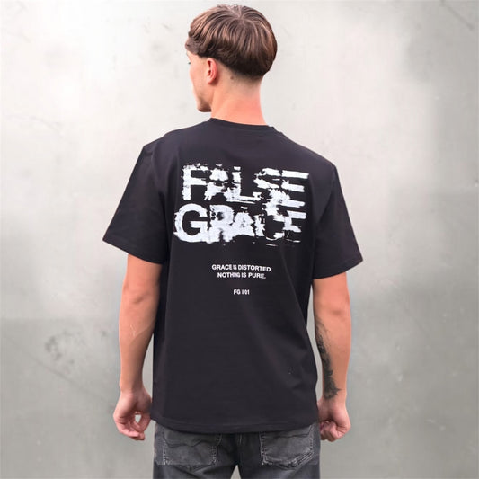 FG // 01 Distorted Logo T-Shirt — Black